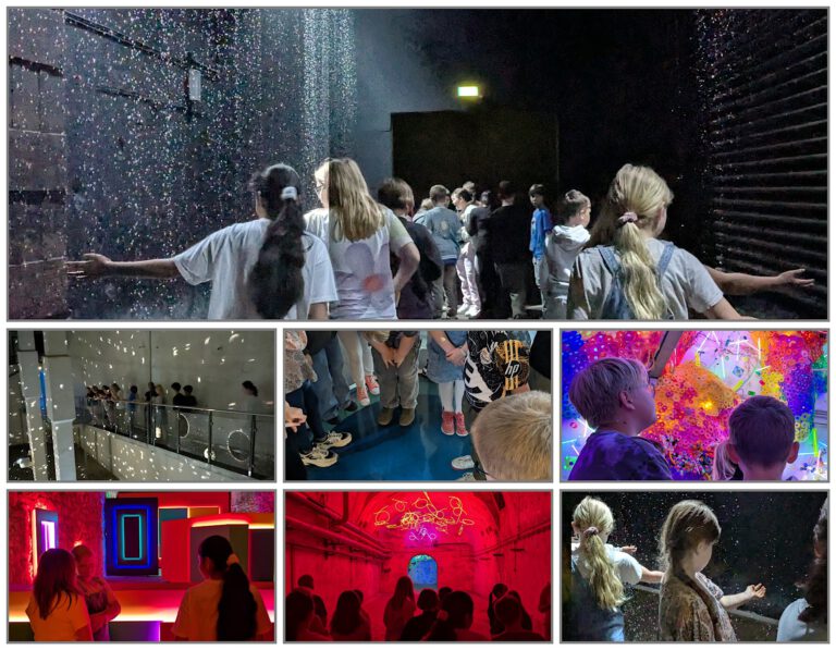 Collage Lichtkunst
